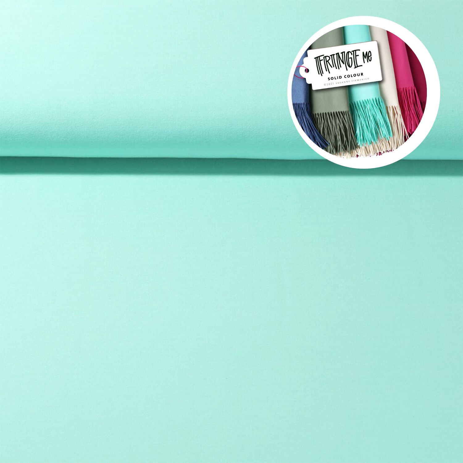 Albstoffe - Hamburger Liebe Fringe Me Cotton Mint-0 Albstoffe - Hamburger Liebe Fringe Me Cotton Mint-0