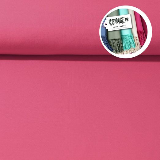 Tissu Albstoffe - Hamburger Liebe Fringe Me Coton Rose vif