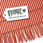 Albstoffe - Hamburger Liebe Fringe Me Cotton Lines Melon Nougat