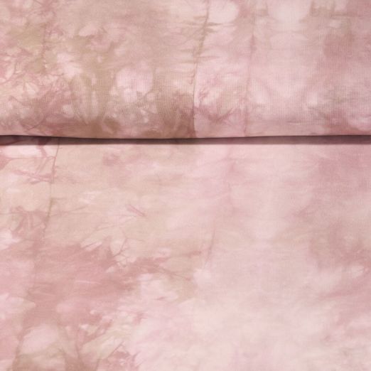 Sweat d`été - French Terry Batik Rose Bouclé