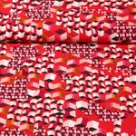 Viskose - Geometrische Körper Rot
