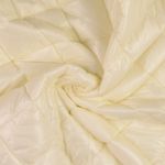 Quiltat jackatyg - diamond ecru 65mm quiltat