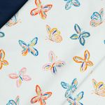 Softshell - Digitale print Vlinders Wit