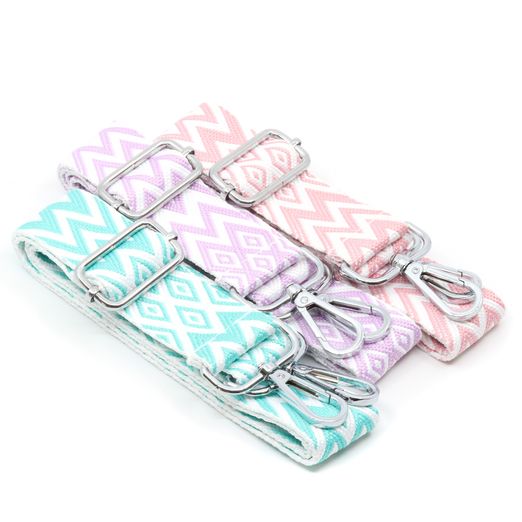 Bandoulière de sac réglable - Zigzag - Argenté Bandoulière de sac réglable - Zigzag - Argenté