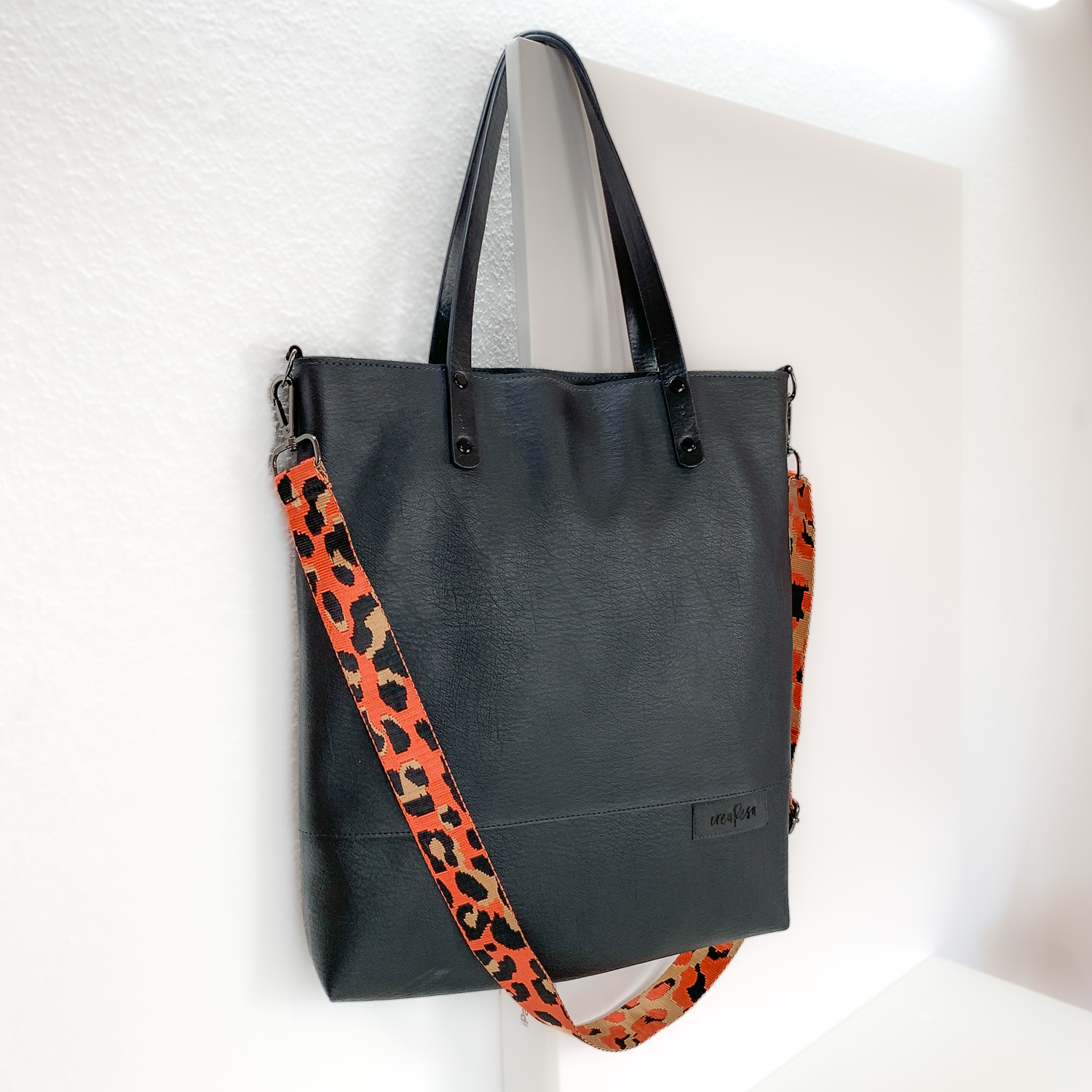 Fertiger Taschengurt - Leo - Gunmetal-2 Fertiger Taschengurt - Leo - Gunmetal-2