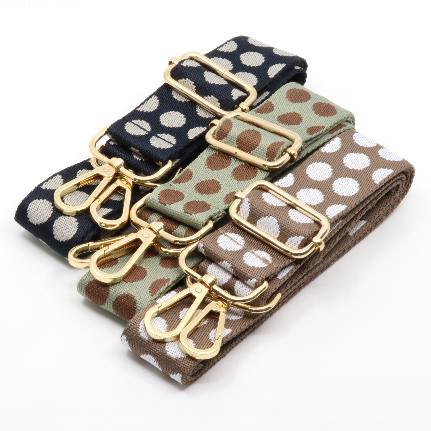 Fertiger Taschengurt - Dots - Gold-0 Fertiger Taschengurt - Dots - Gold-0