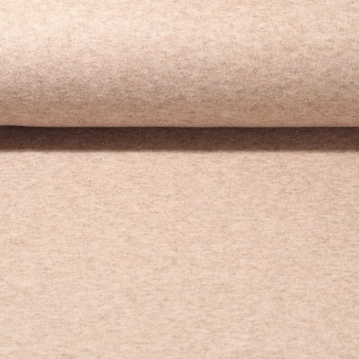 Strickjersey Ari - Beige Melange Doubleface