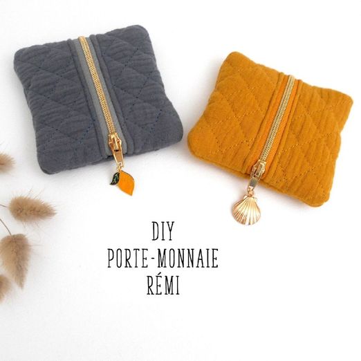 Porte-monnaie Rémi avec tuto vidéo *Sac star* Porte-monnaie Rémi avec tuto vidéo *Sac star*