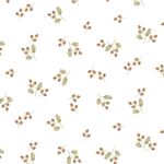 Jersey - Digitale print Bosleven Eikels wit Jersey - Digitale print Bosleven Eikels wit