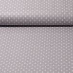 Popeline de coton - Petites ancres Gris