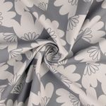 Softshell – Digitaltryck blommor grå Softshell – Digitaltryck blommor grå