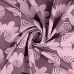 Softshell – Digitale print bloemen paars Softshell – Digitale print bloemen paars