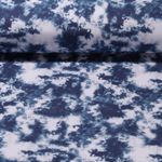 Softshell - Digitaldruck Batik Blau