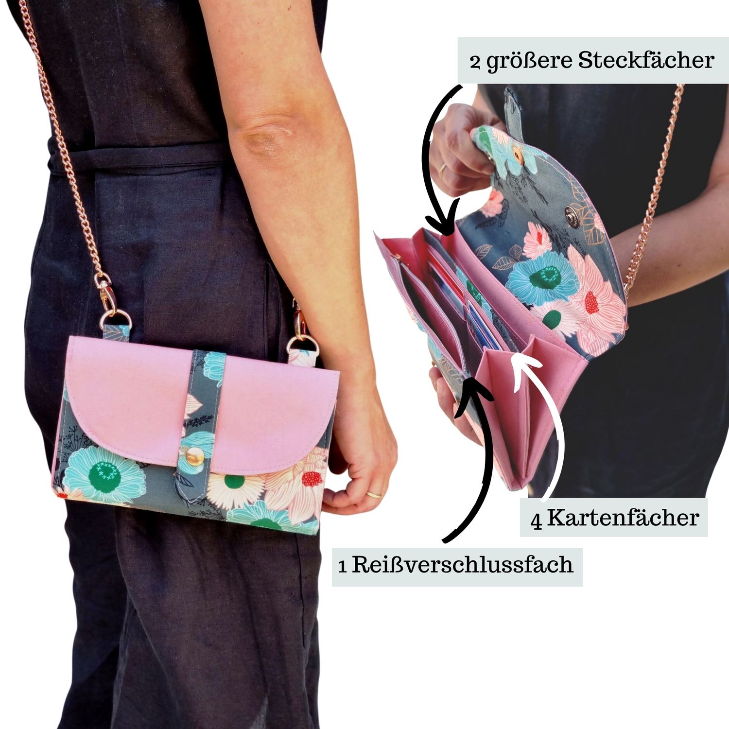 Clutch - Finja - Schnittmuster eBook-1 Clutch - Finja - Schnittmuster eBook-1