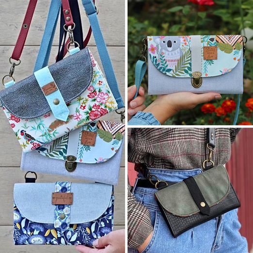 Clutch - Finja - Schnittmuster eBook Clutch - Finja - Schnittmuster eBook