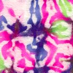 Mantelstof - Batik Roze Multicolor Geborsteld Mantelstof - Batik Roze Multicolor Geborsteld