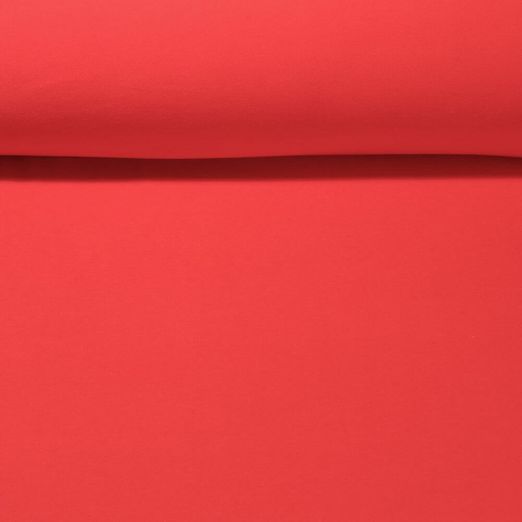 Jersey Sanetta - Rouge Uni Teinté dans la masse