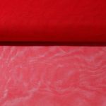 Tulle souple uni - Rouge