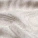 Tecido para estofos – veludo de veludo cotelê em tom cru-creme