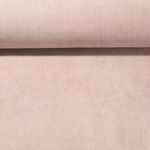 Tissu ameublement Gregor Velours côtelé Rose poudré