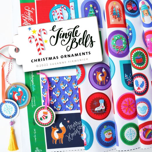 Panneaux toile bio - Ugly Jingle Bells Christmas Ornements
