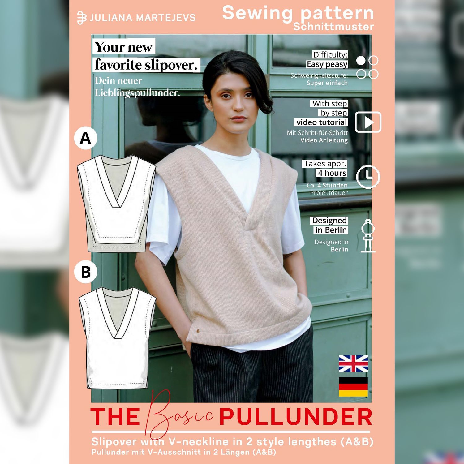 Pullunder - The Basic Pullunder - Schnittmuster eBook-7 Pullunder - The Basic Pullunder - Schnittmuster eBook-7