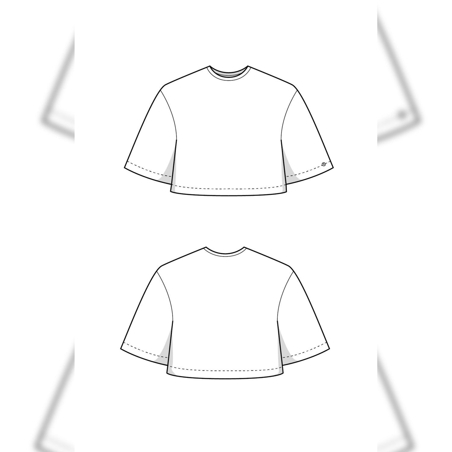 Shirt - The Cropped T-Shirt - Schnittmuster eBook-1 Shirt - The Cropped T-Shirt - Schnittmuster eBook-1