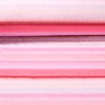 Tissu de veste matelassé - Dégradé de couleurs Rose 35mm Ouaté