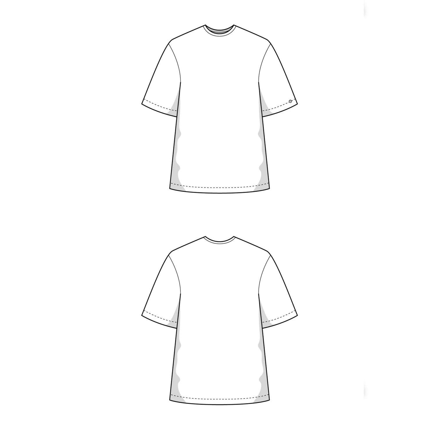 Shirt - The Oversized T-Shirt - Schnittmuster eBook-1 Shirt - The Oversized T-Shirt - Schnittmuster eBook-1