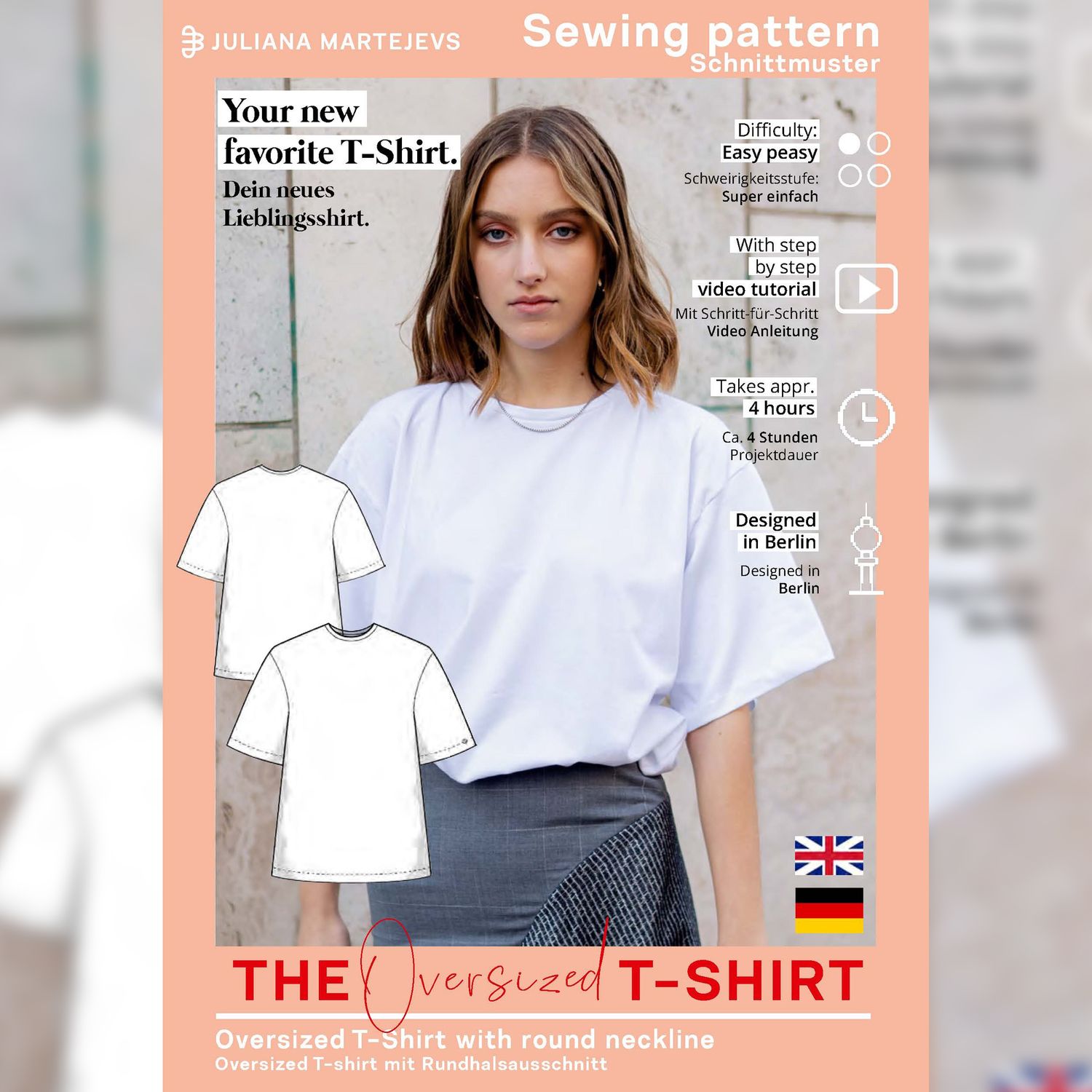 Shirt - The Oversized T-Shirt - Schnittmuster eBook-9 Shirt - The Oversized T-Shirt - Schnittmuster eBook-9