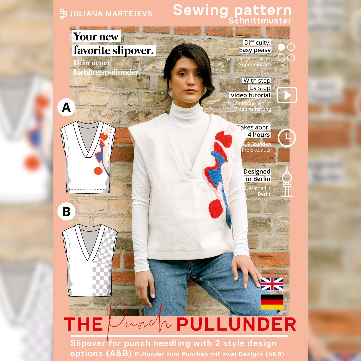Pullunder - The Punch Pullunder - Schnittmuster eBook-9 Pullunder - The Punch Pullunder - Schnittmuster eBook-9