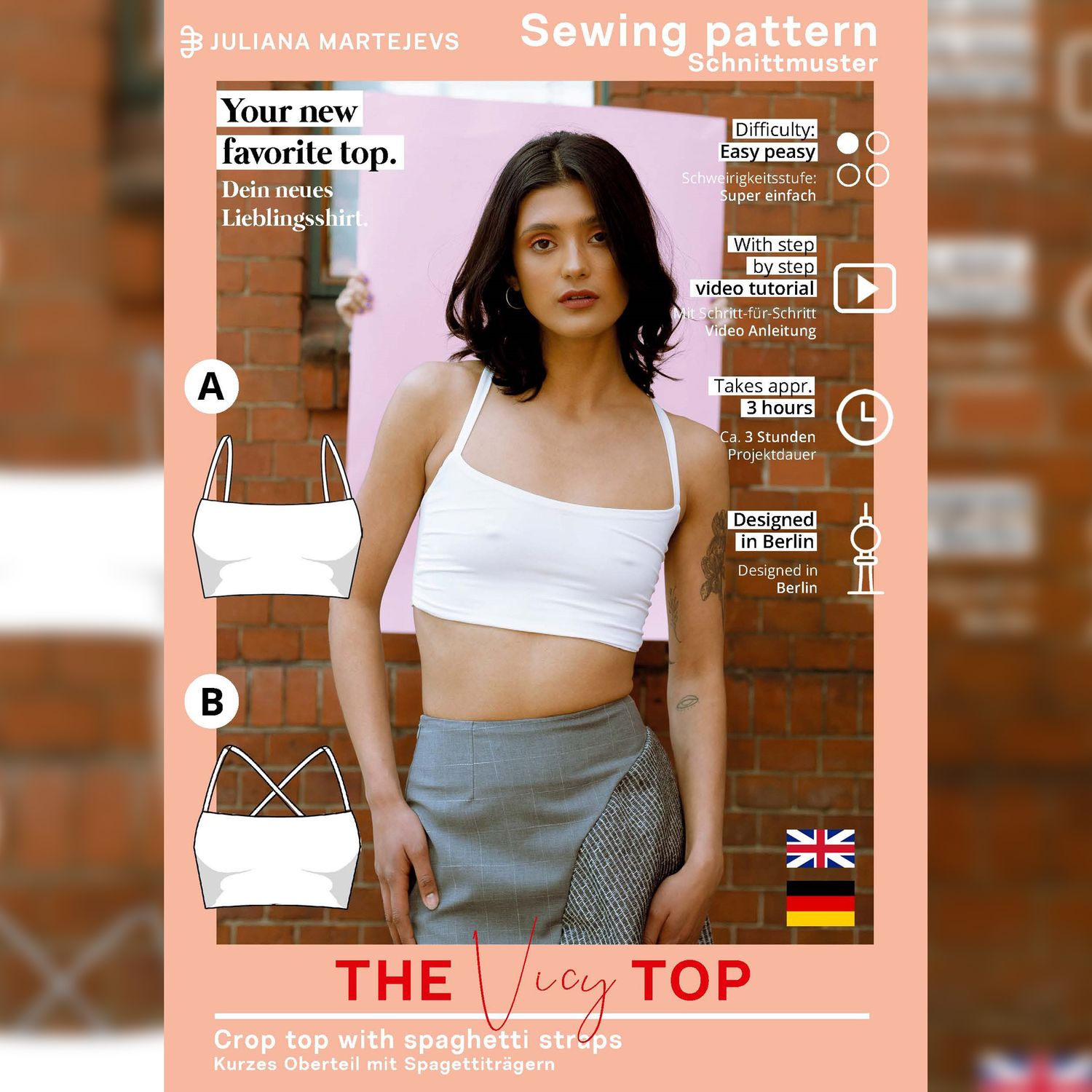 Top - The Vicy Top - Schnittmuster eBook-8 Top - The Vicy Top - Schnittmuster eBook-8