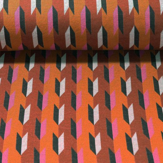 Sweat - Hamburger Liebe Jacquard Travel The World Hunting Season Orange Sweat - Hamburger Liebe Jacquard Travel The World Hunting Season Orange