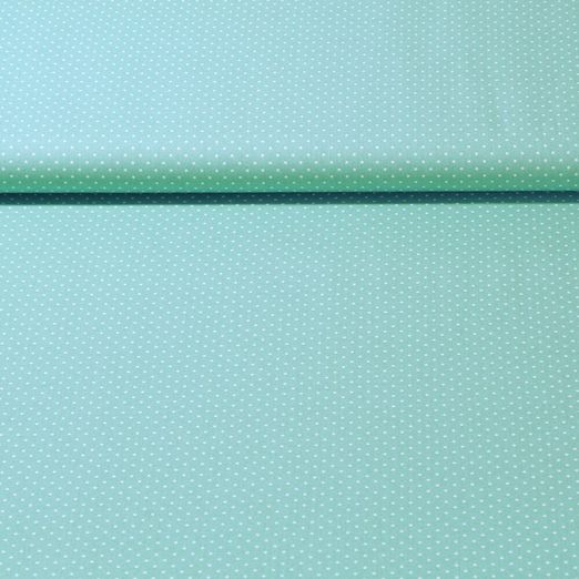 Popeline de coton Bonnie - Pois Vieux vert Blanc