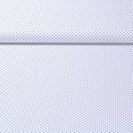 Popeline de coton Bonnie - Pois Blanc Bleu marine foncé