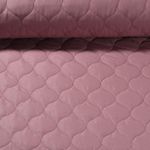 Tissu de veste matelassé - Vieux rose Ouaté