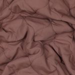 Gesteppter Jackenstoff - Altrosa Wattiert Doubleface