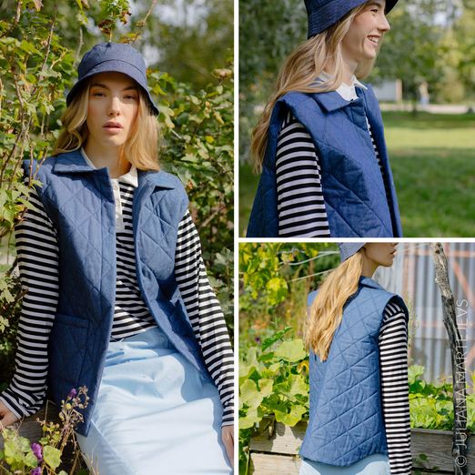 Weste - The Keira Vest - Schnittmuster eBook