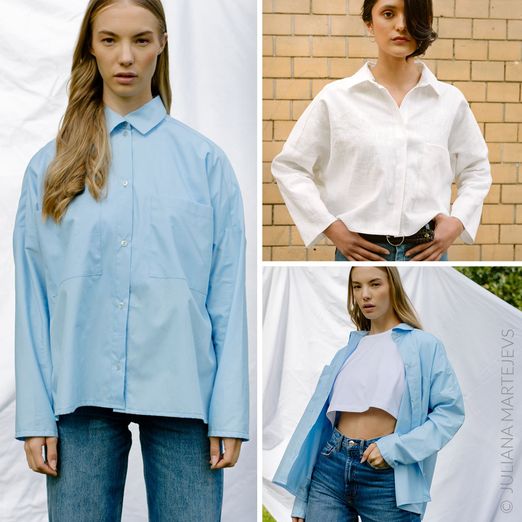 Bluse - The Noella Blouse - Schnittmuster eBook
