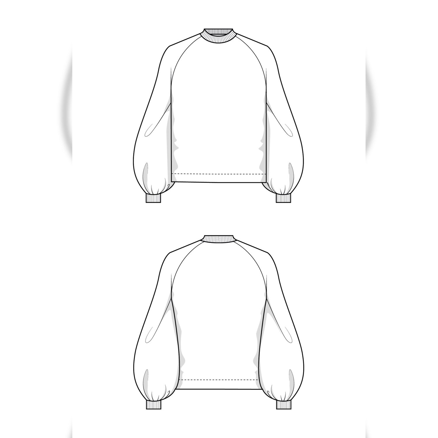 Pullover - The Sally Sweater - Schnittmuster eBook-1 Pullover - The Sally Sweater - Schnittmuster eBook-1