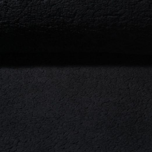 Polaire teddy Ultra doux Benita - Noir