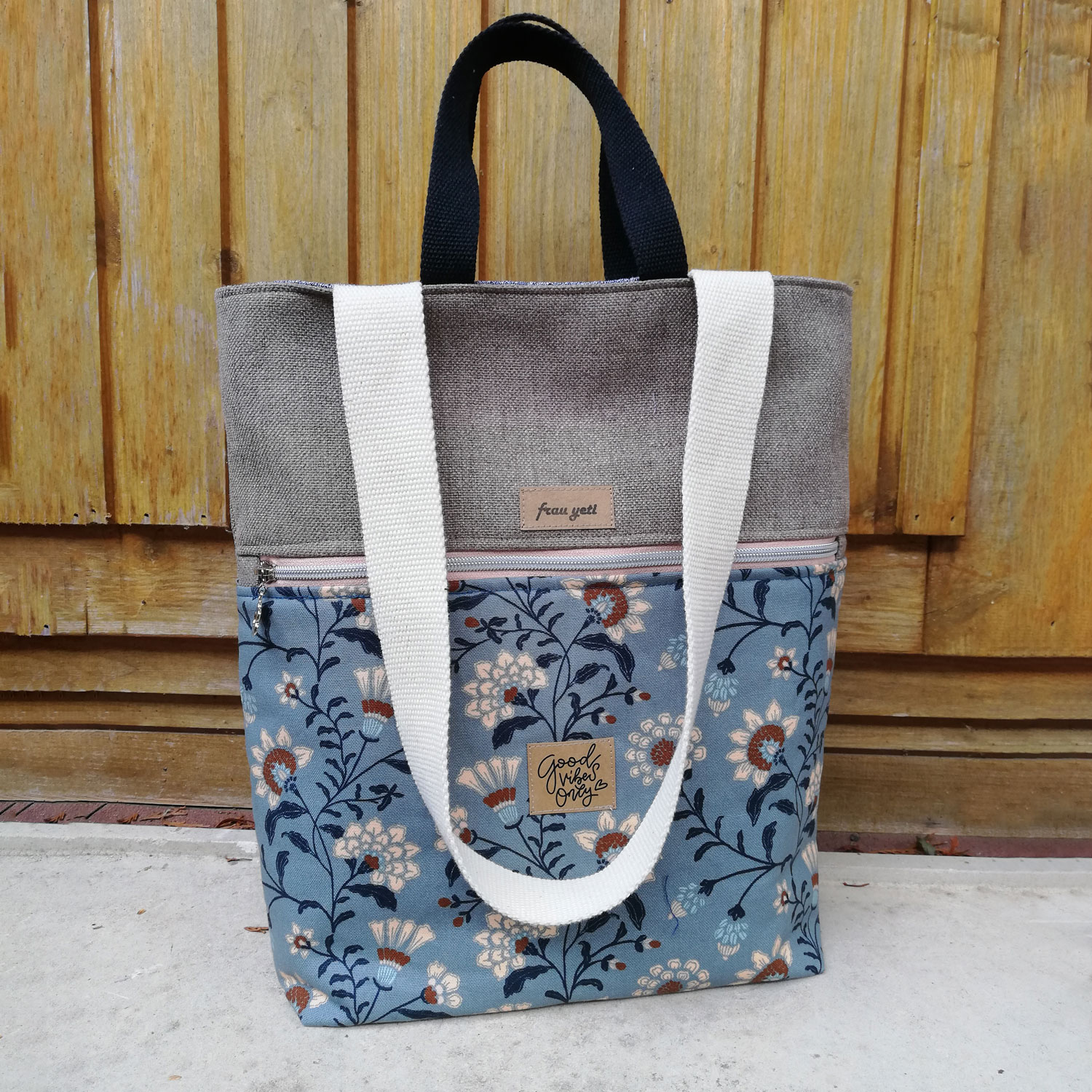 Tissu sac et sac à dos Hugo - Gris clair Melange-1 Tissu sac et sac à dos Hugo - Gris clair Melange-1