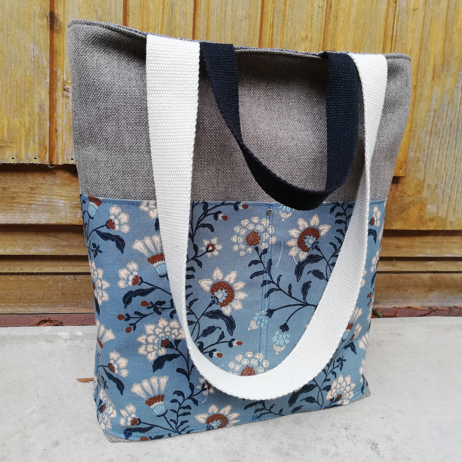 Tissu sac et sac à dos Hugo - Gris clair Melange-2 Tissu sac et sac à dos Hugo - Gris clair Melange-2
