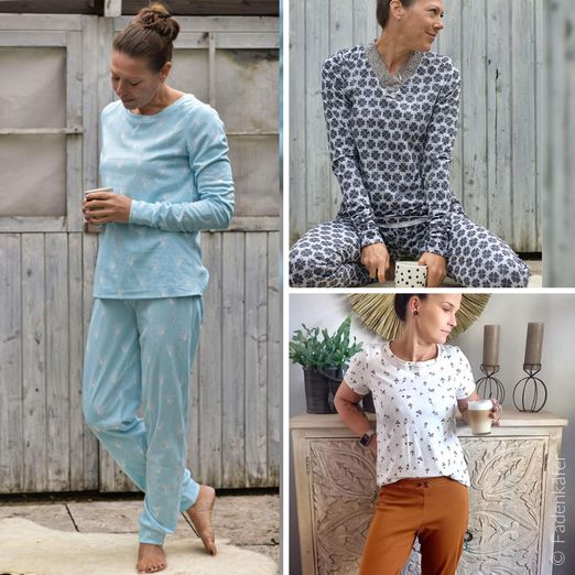 Pyjama - Schlafanzug Damen - Schnittmuster eBook