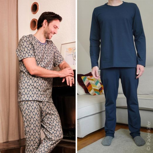Pyjama - Schlafanzug Herren - Schnittmuster eBook