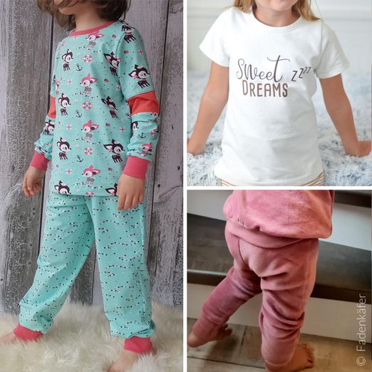 Pyjama - Schlafanzug Kinder - Schnittmuster eBook