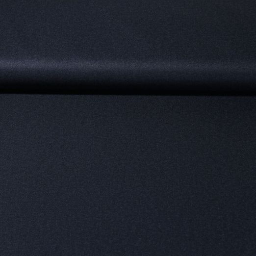 Tissu pour veste de pluie - Résistant à l'eau Effet jeans Bleu marine foncé