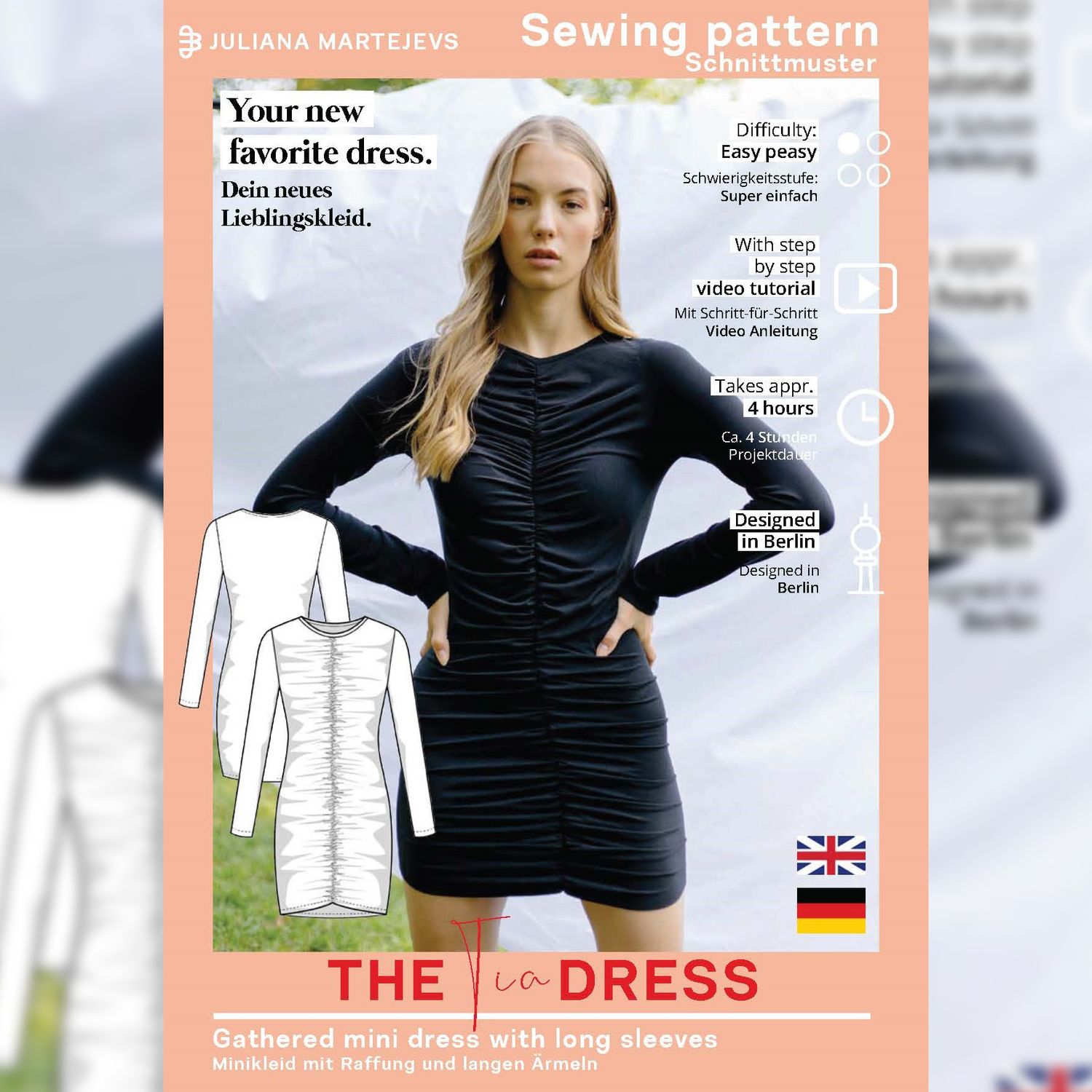 Kleid - The Tia Dress - Schnittmuster eBook-8 Kleid - The Tia Dress - Schnittmuster eBook-8