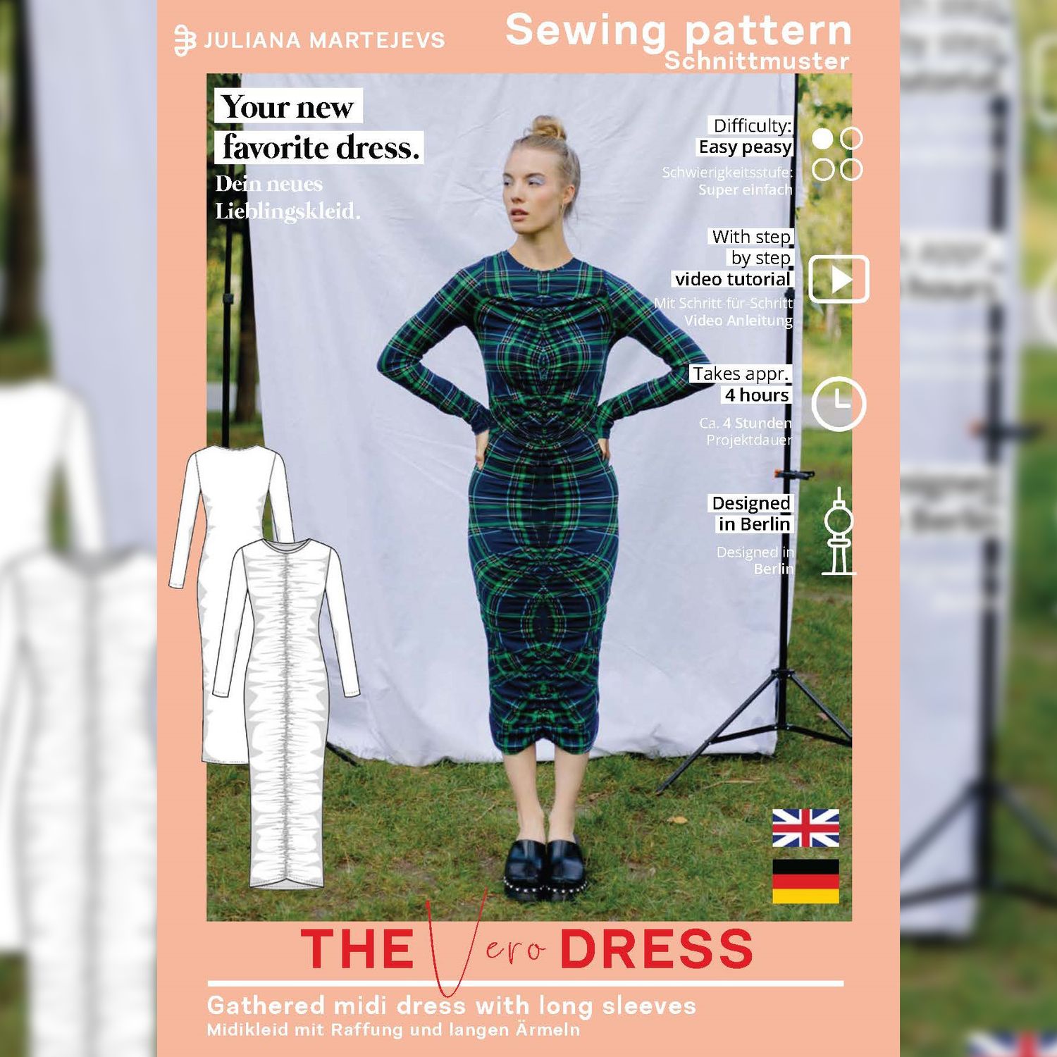 Kleid - The Vero Dress - Schnittmuster eBook-7 Kleid - The Vero Dress - Schnittmuster eBook-7