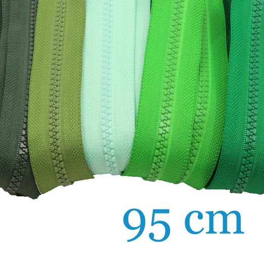 Fermetures éclair pour vestes séparables 95cm - Lot de 5 pièces Fermetures éclair pour vestes séparables 95cm - Lot de 5 pièces